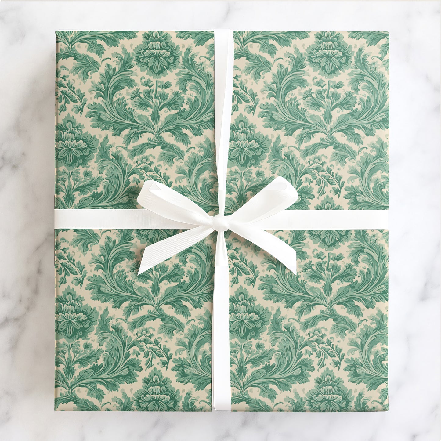 Antique Olive Scrolls