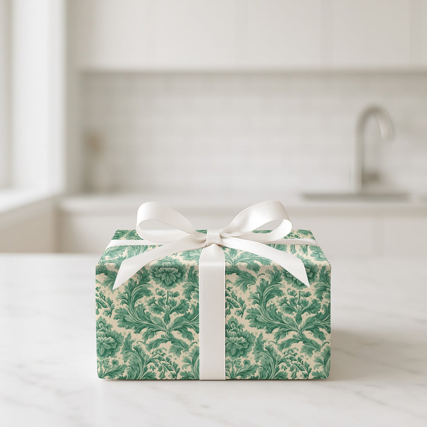 Antique Olive Scrolls