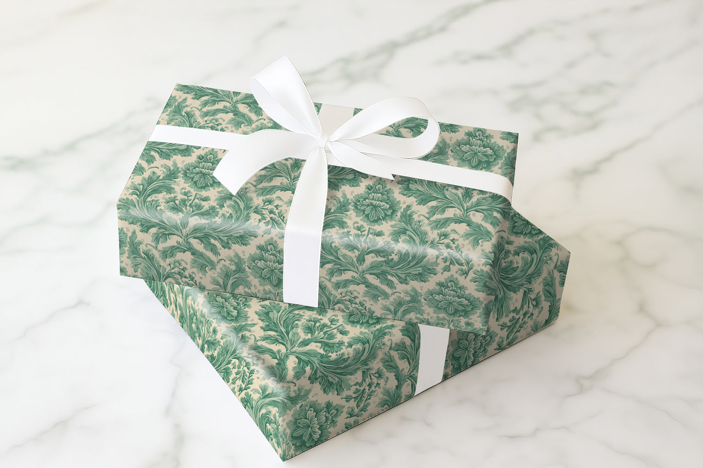 Antique Olive Scrolls