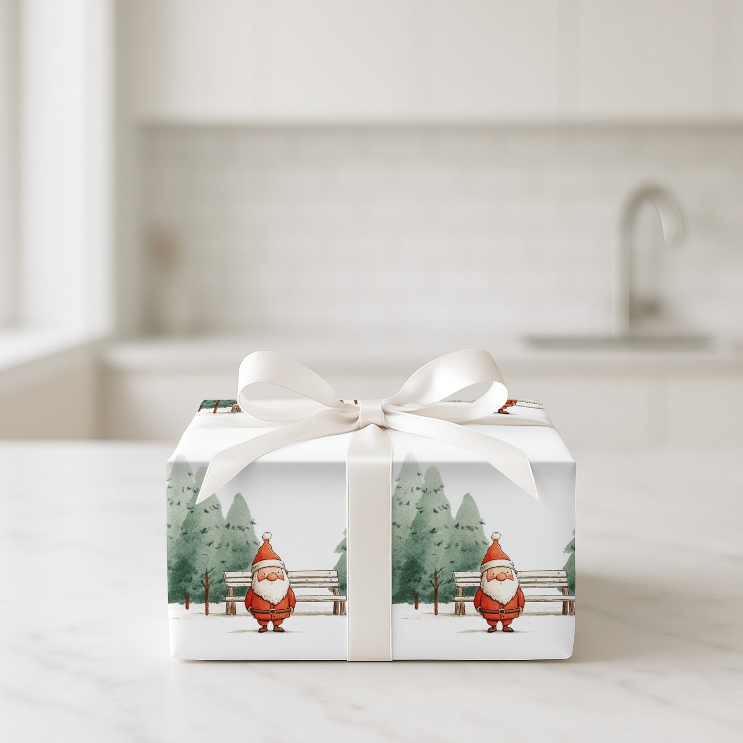 Bench Time with Santa