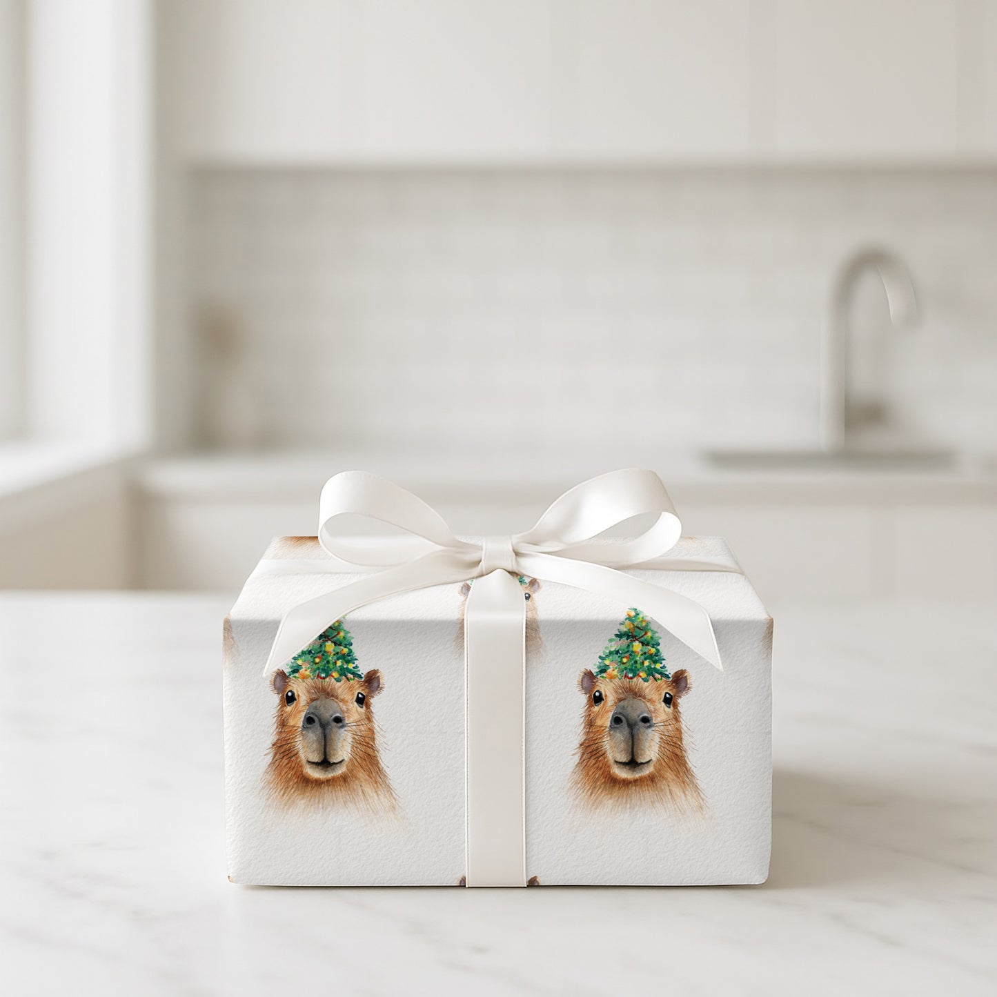 Christmas Capybara Tree