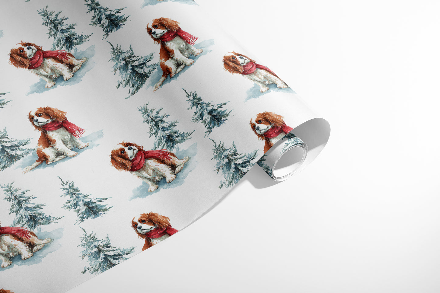 Dog with Scarf