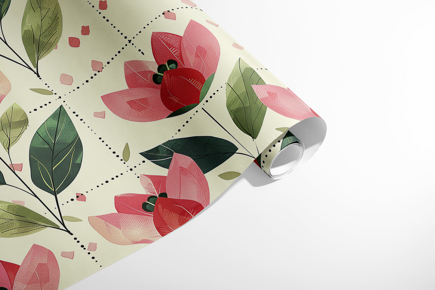 Floral Tiled Whispers