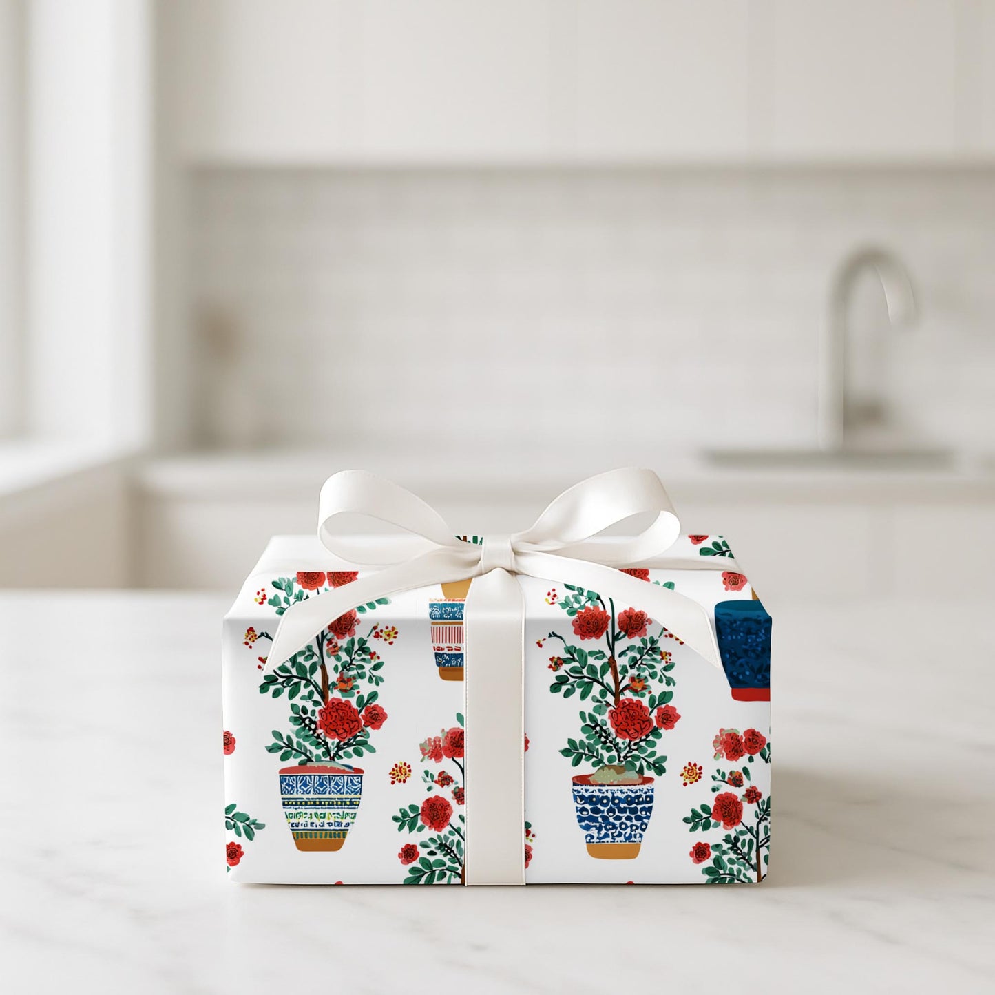 Folk Blooms in Pots