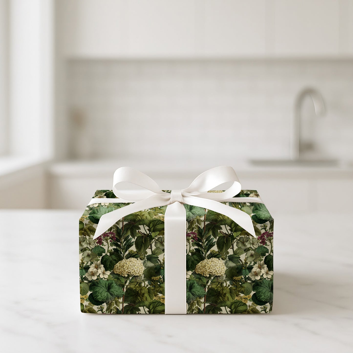 Forest Green Florals