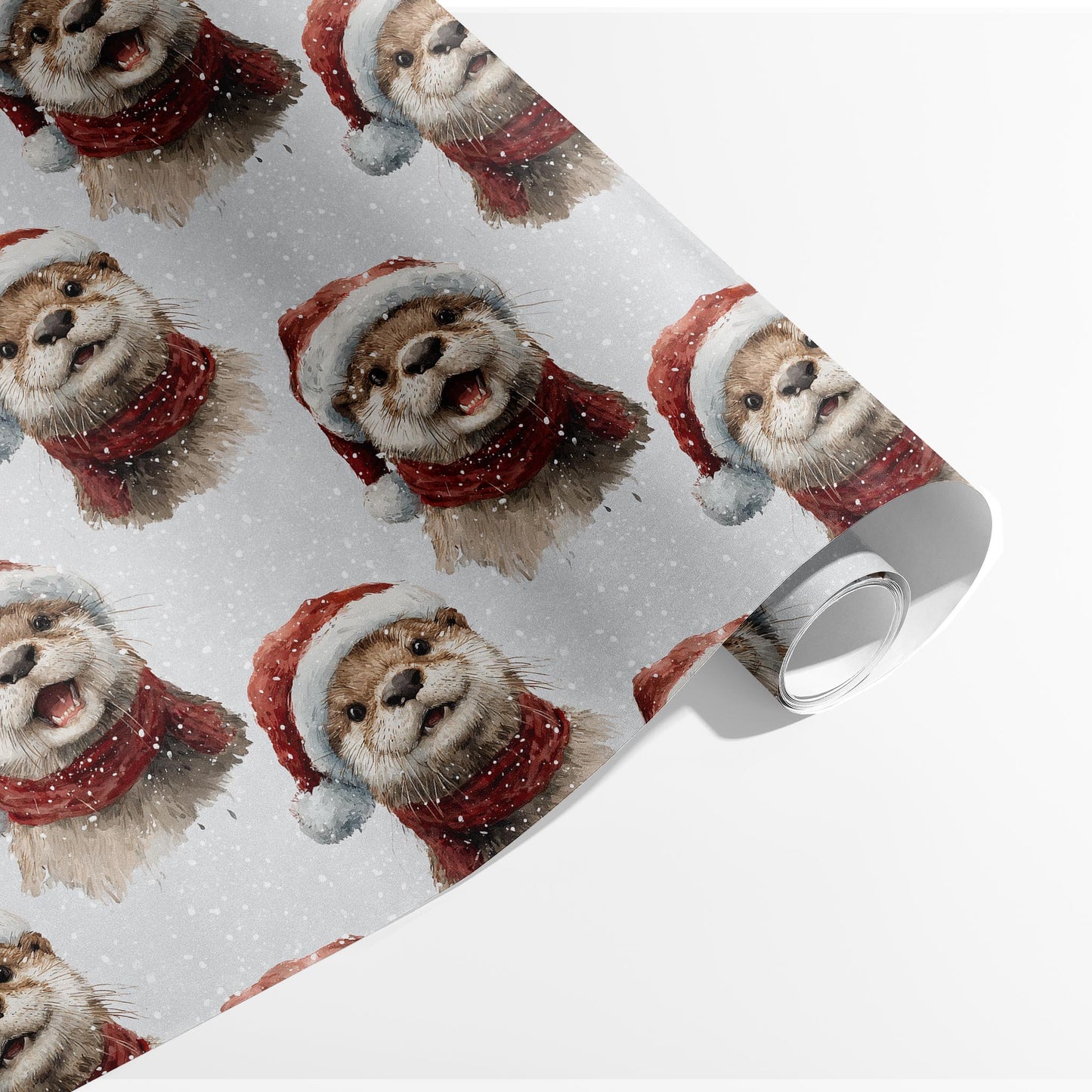 Frosty Otter Christmas