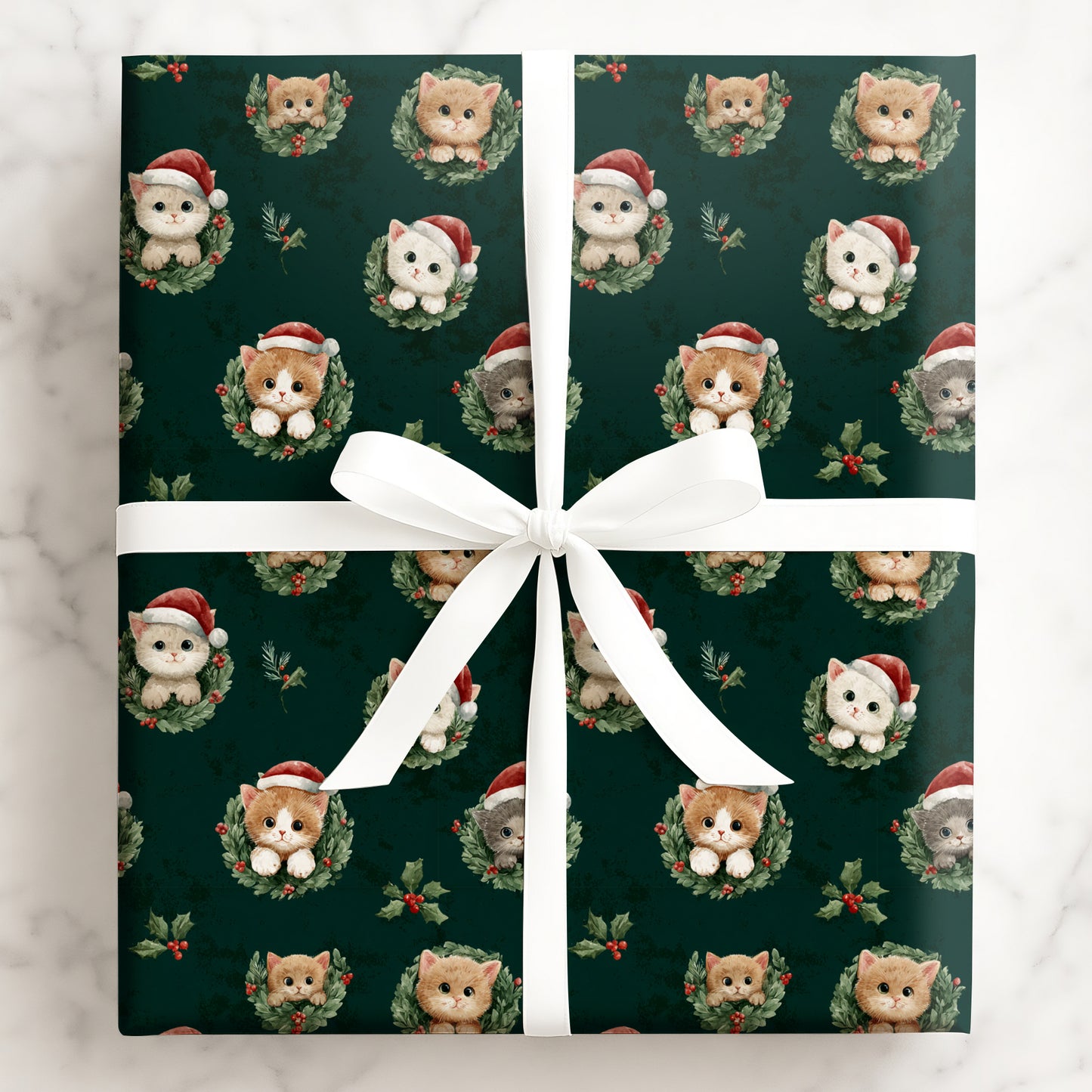 Kittens in Wreaths