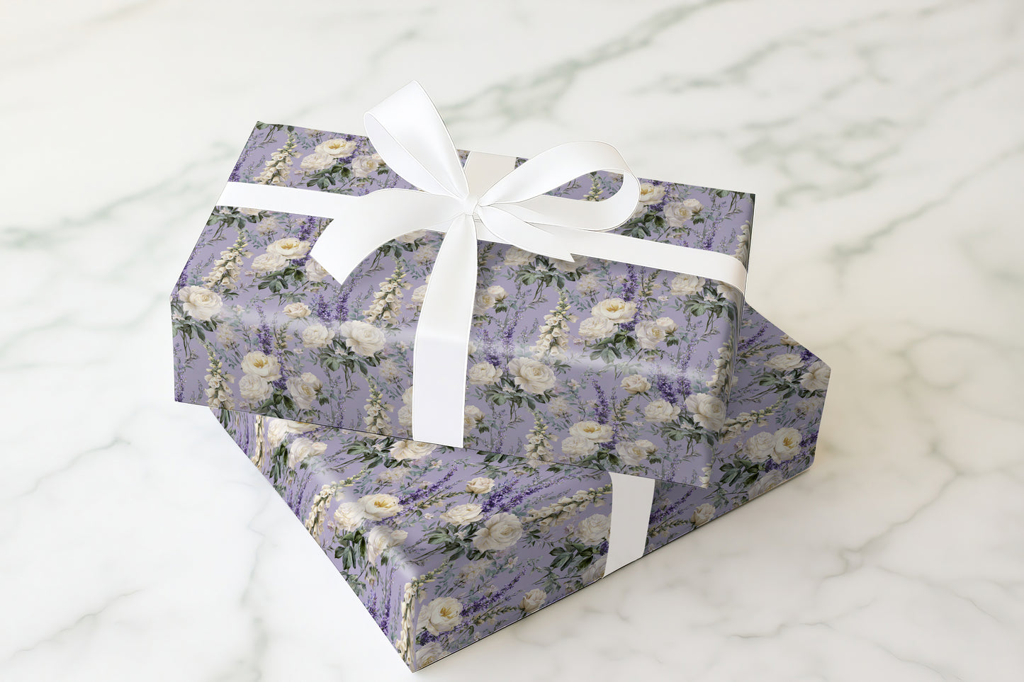 Lavender Vintage Florals