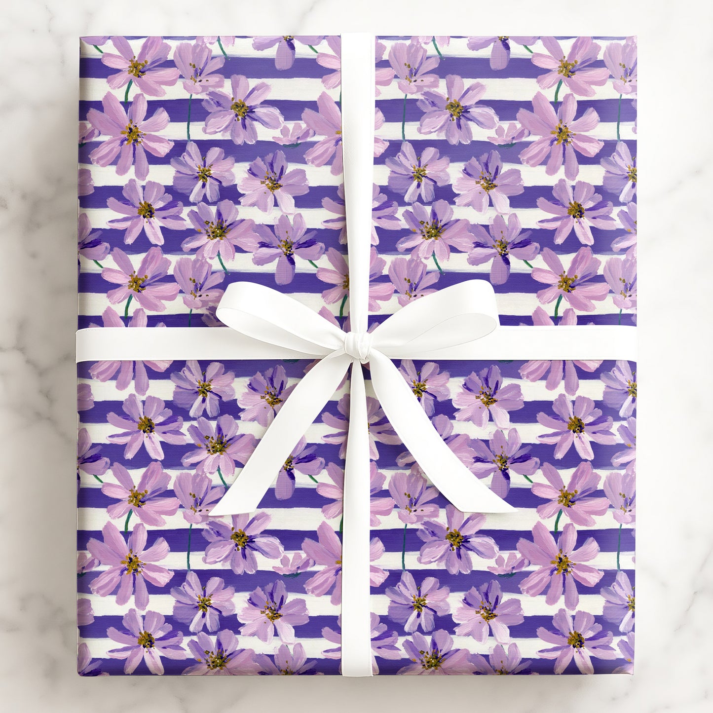 Lilac Florals & Lines