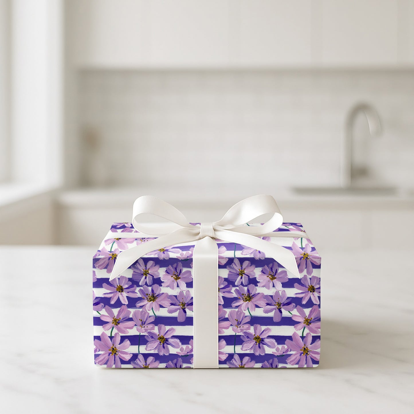 Lilac Florals & Lines
