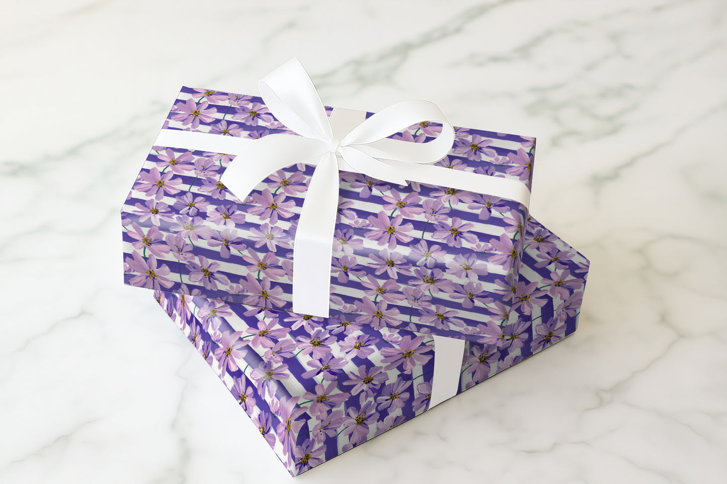 Lilac Florals & Lines