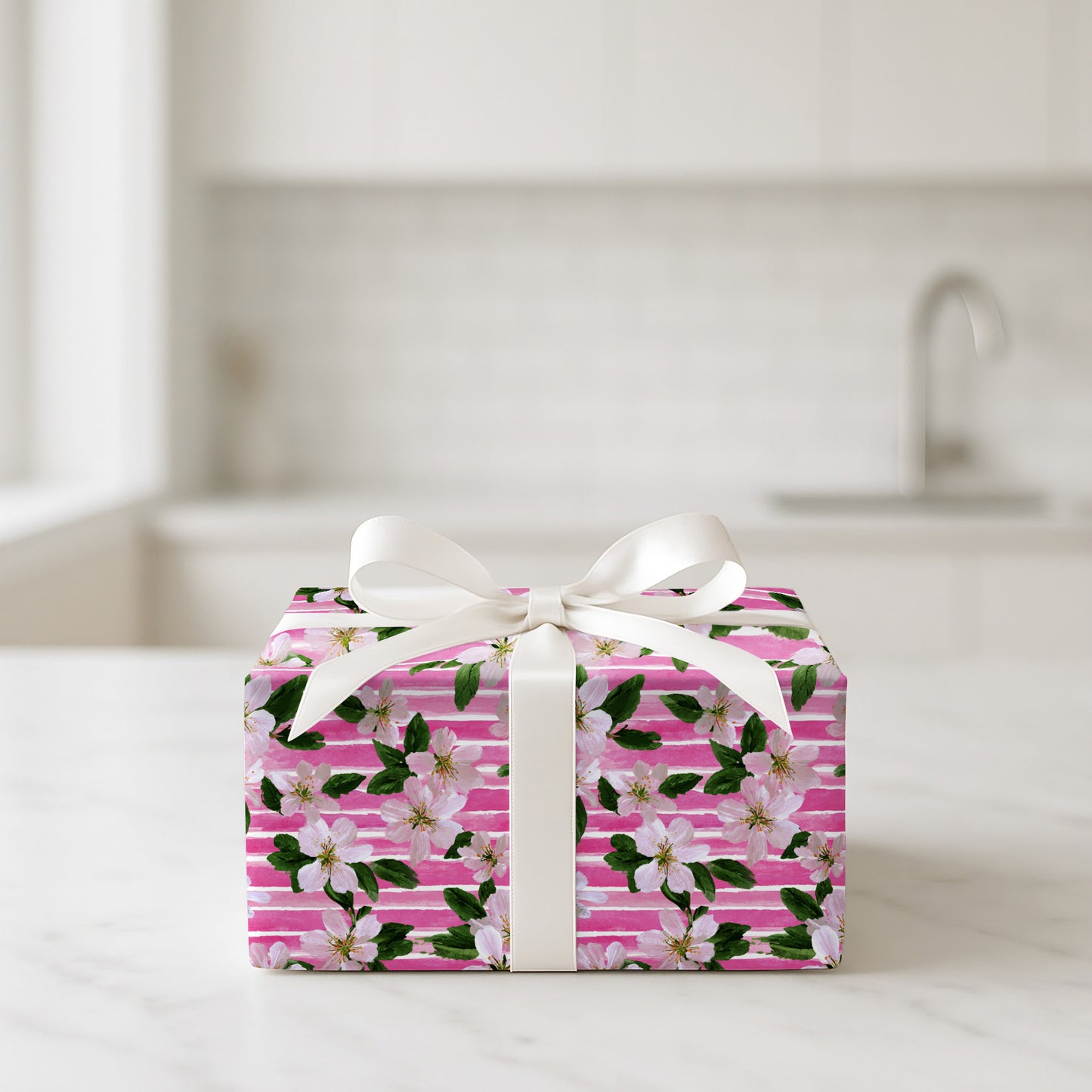 Pink Stripe Blooms
