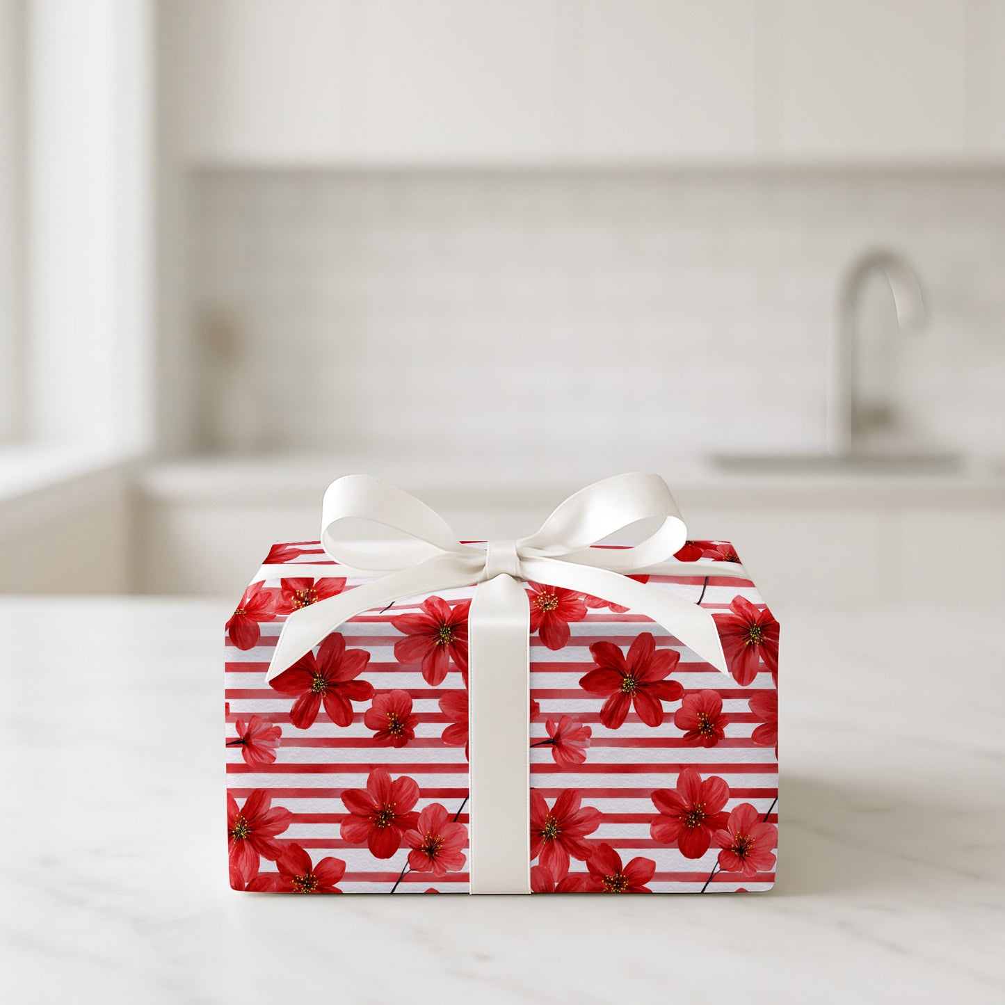 Red Petal Stripes