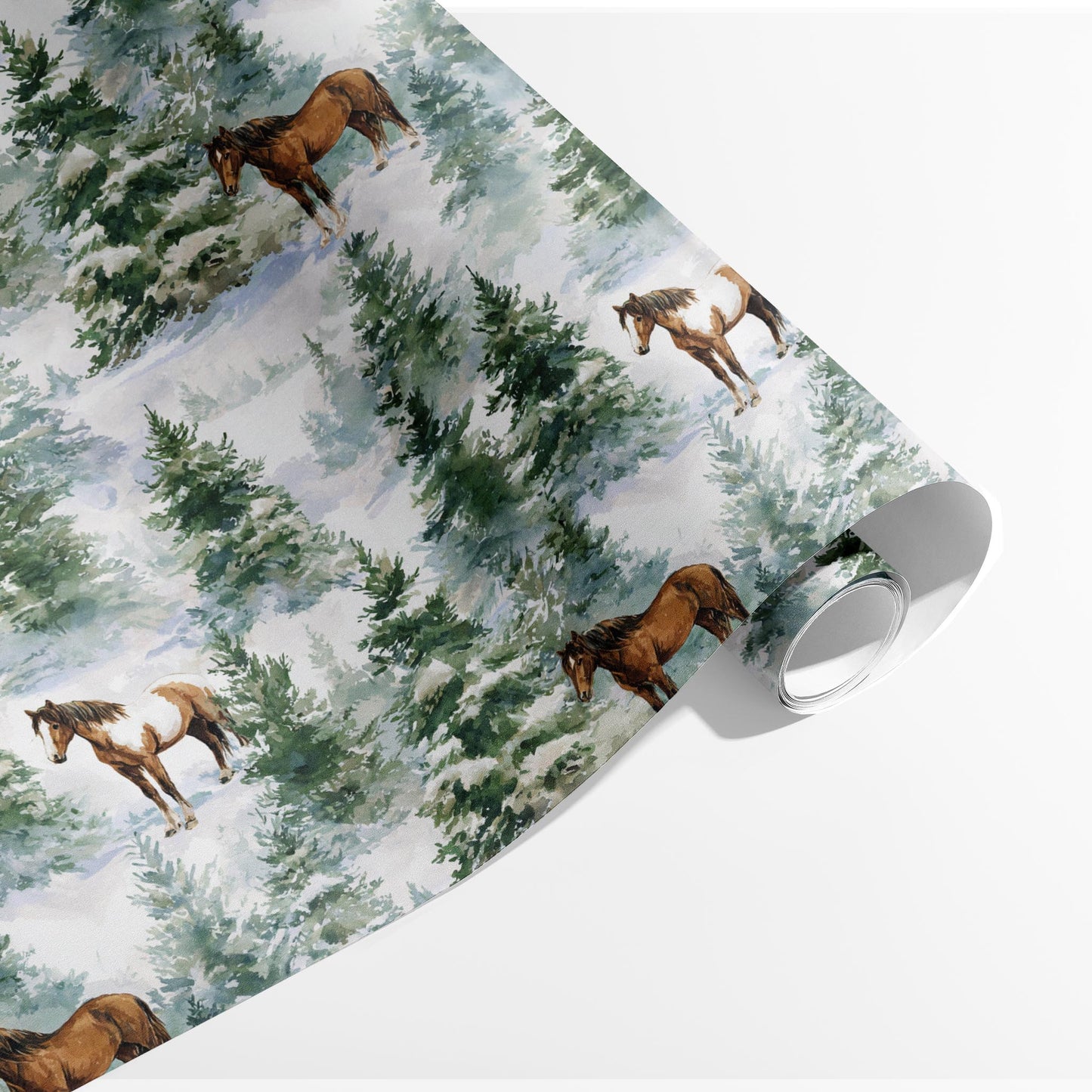 Rustic Winter Horse