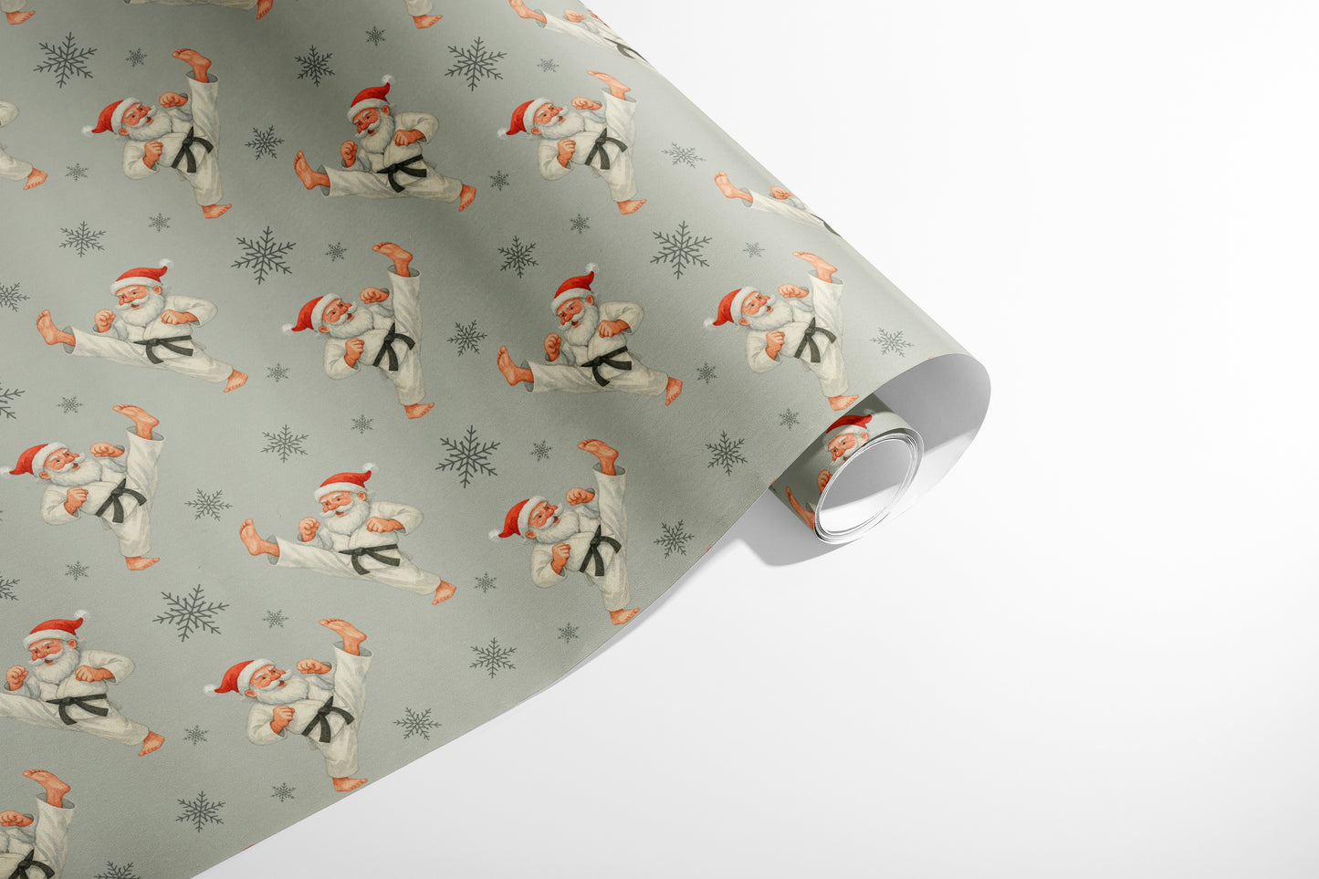 Santa Black Belt Cheer