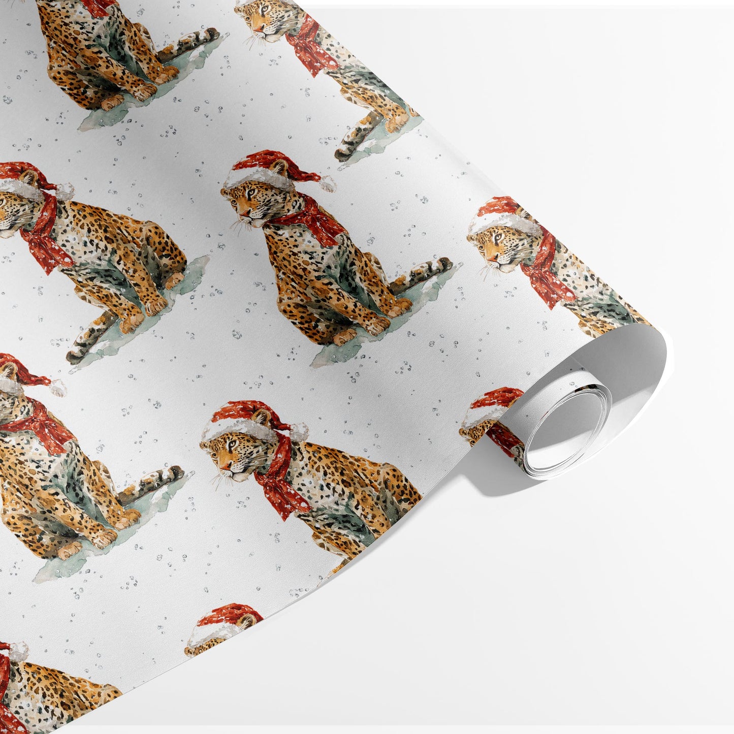 Snowy Safari Leopard