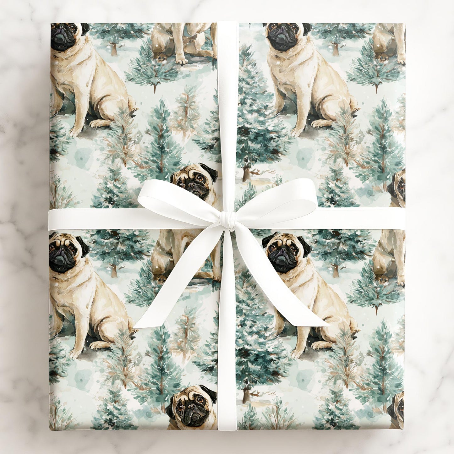 Snug as a Pug in Snow