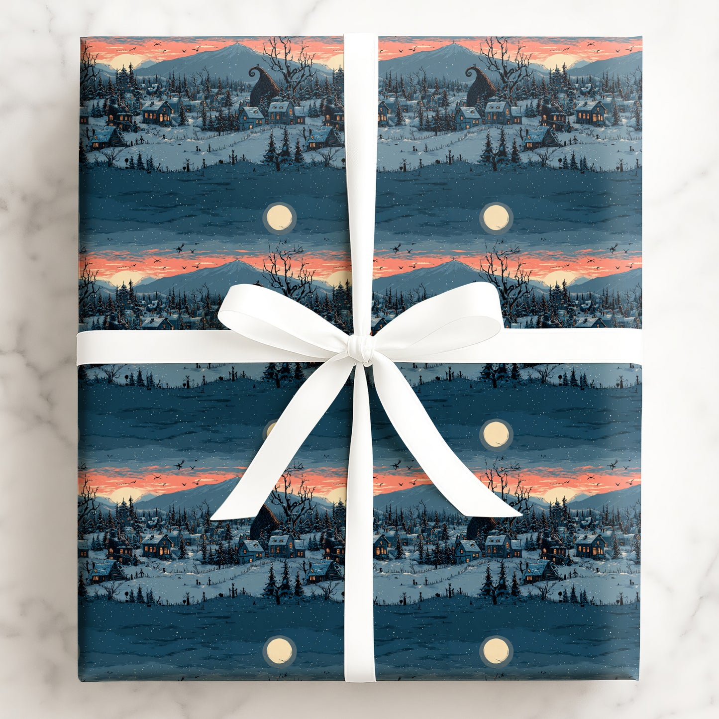 Starlit Village Streets