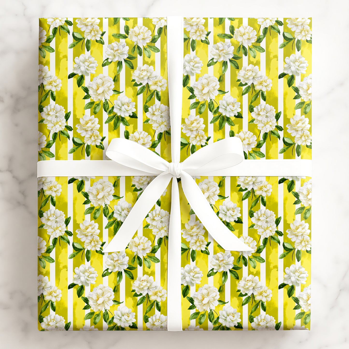 Yellow Bloom Stripes
