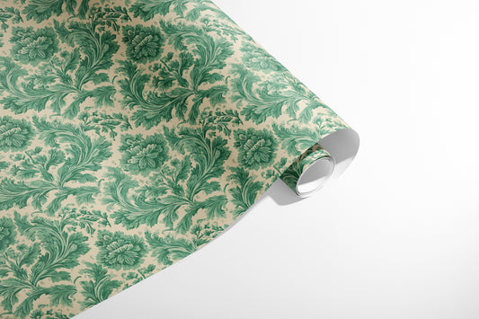 Antique Olive Scrolls