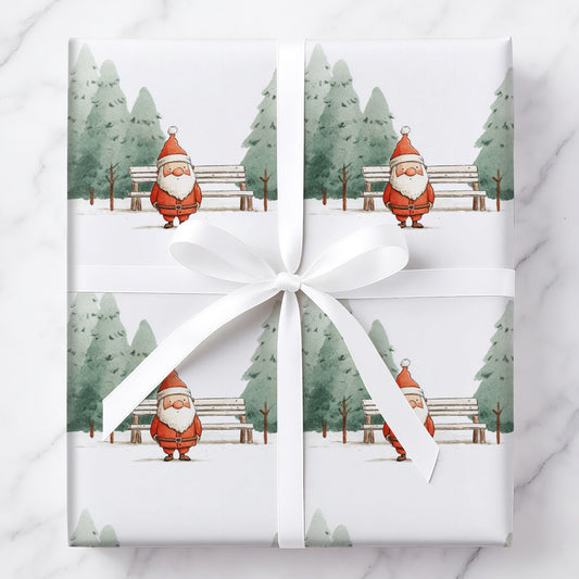 Bench Time with Santa