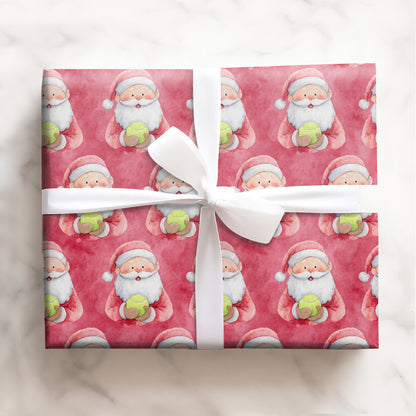 Cheerful Tennis Claus