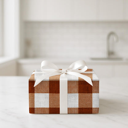 Chocolate Brown Gingham