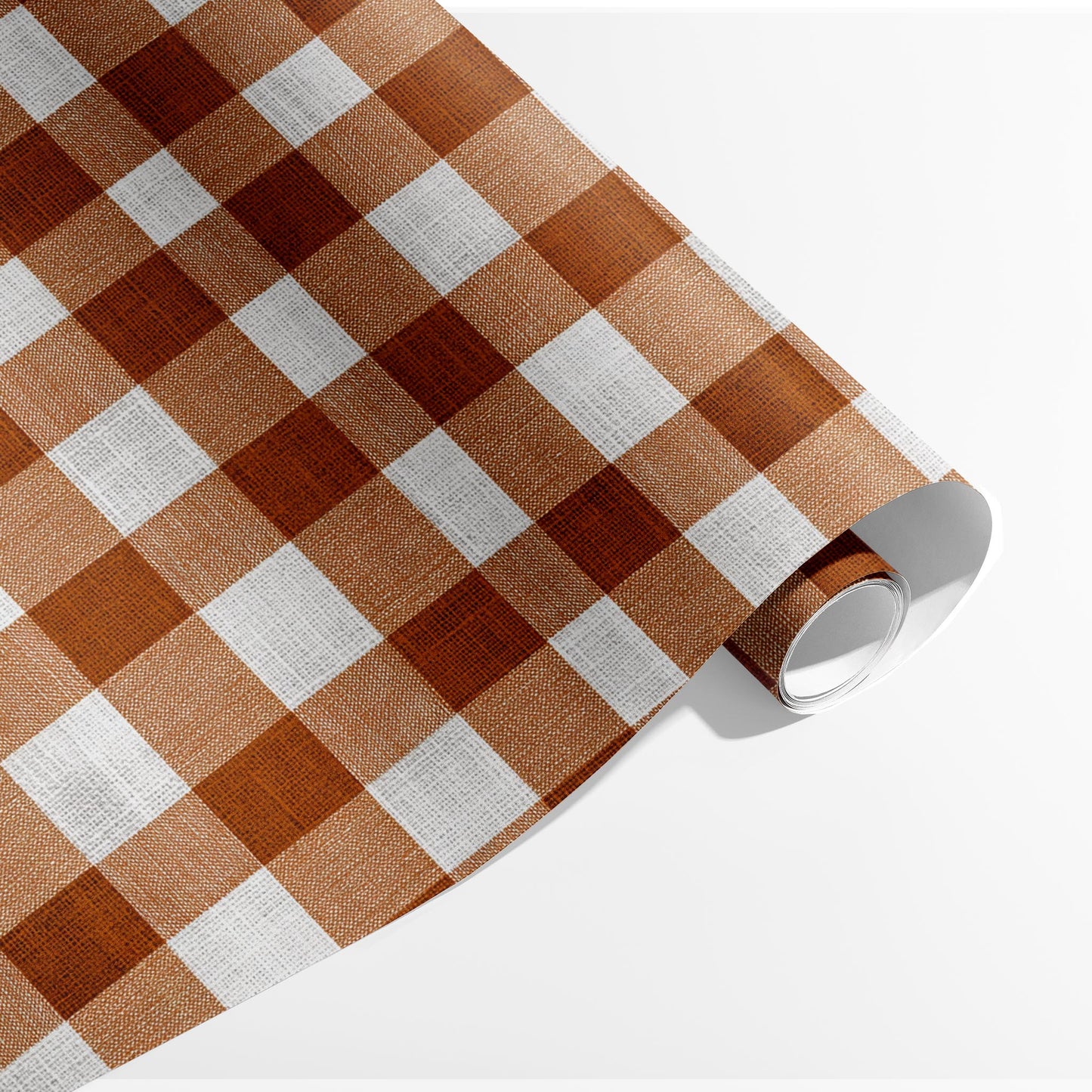 Chocolate Brown Gingham