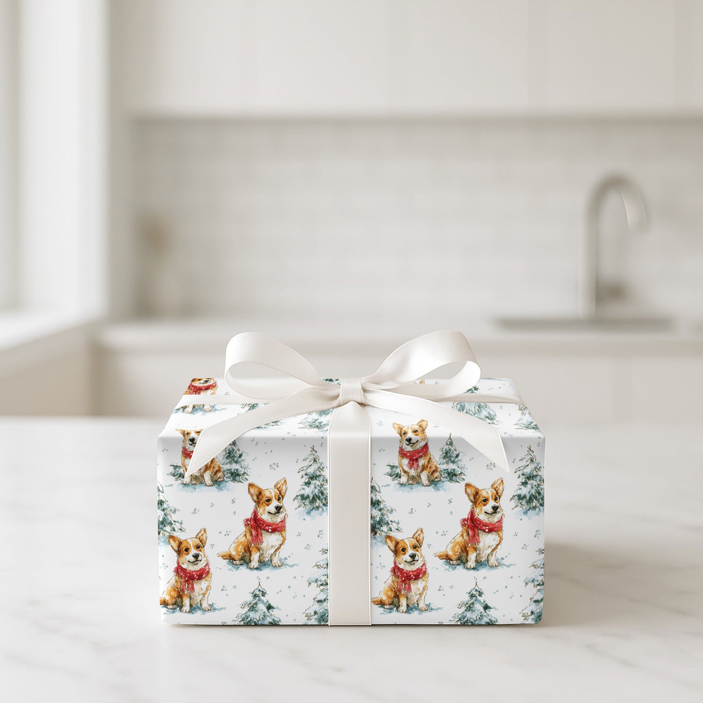 Christmas Corgi Lane