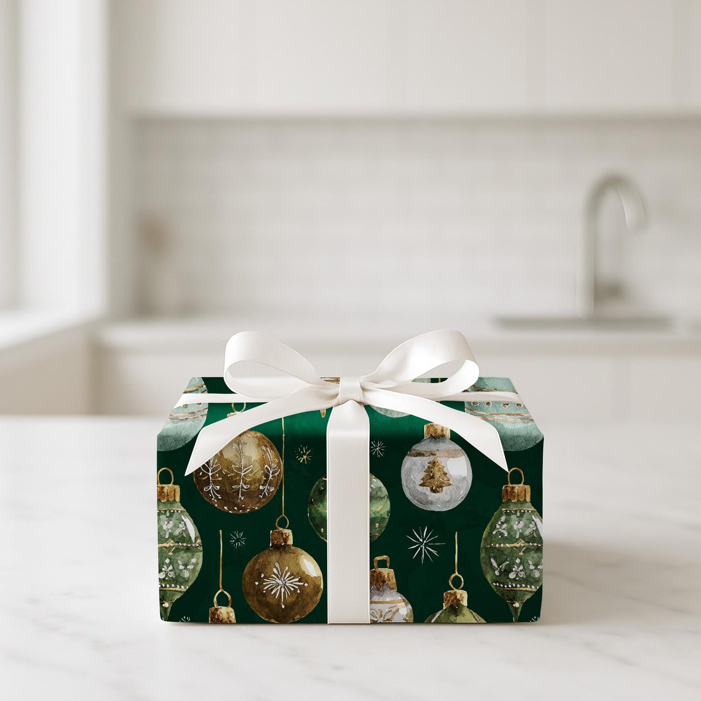 Classic Green Ornament Parade