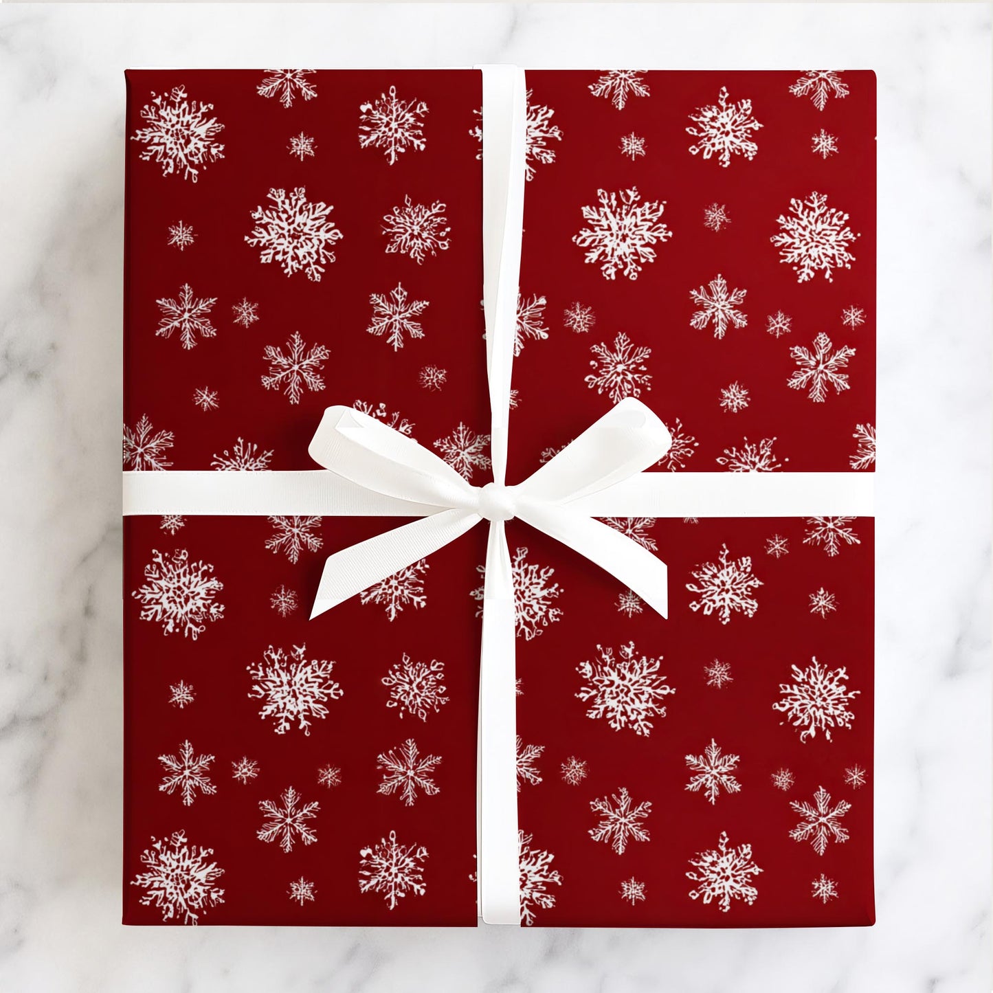 Classic Red Snowfall