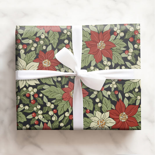 Crimson Christmas Garden