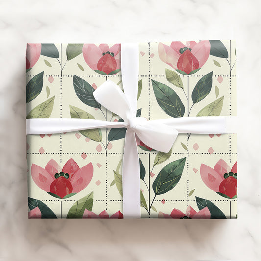 Floral Tiled Whispers