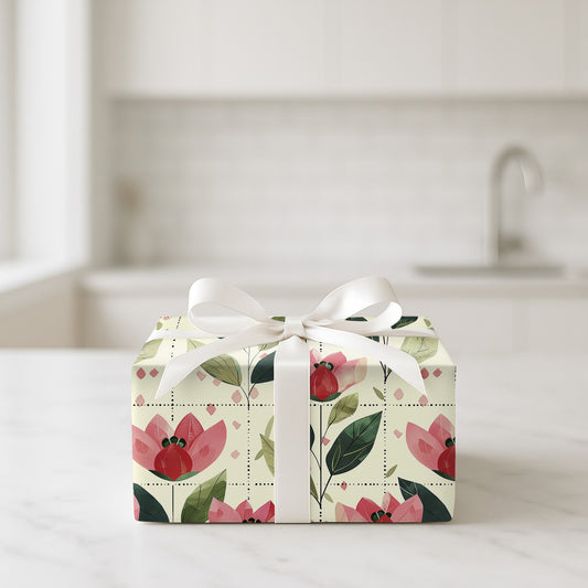 Floral Tiled Whispers