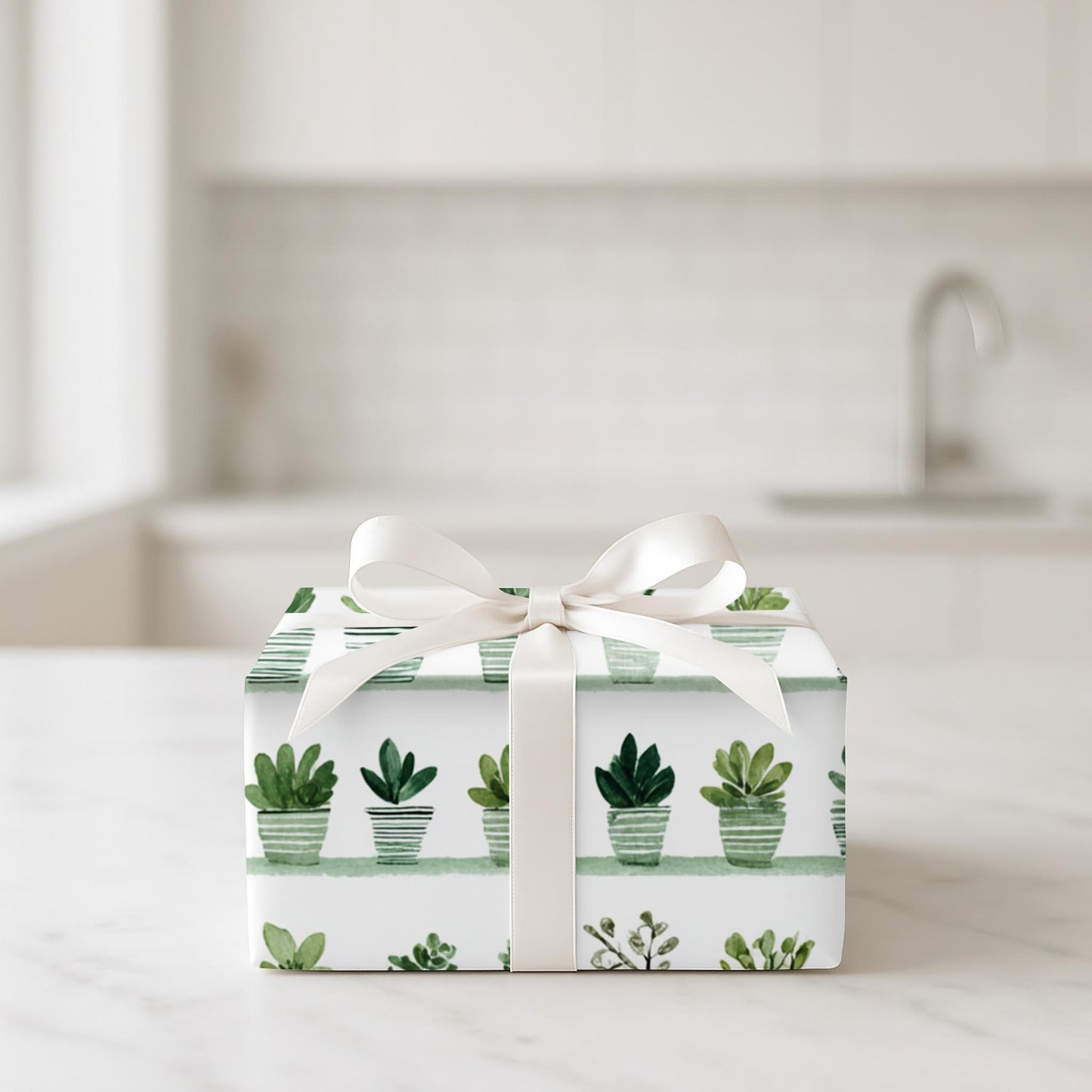 Folk Blooms Green in Pots