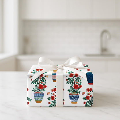 Folk Blooms in Pots