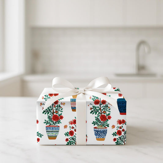 Folk Blooms in Pots