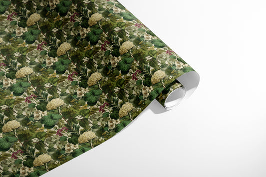 Forest Green Florals