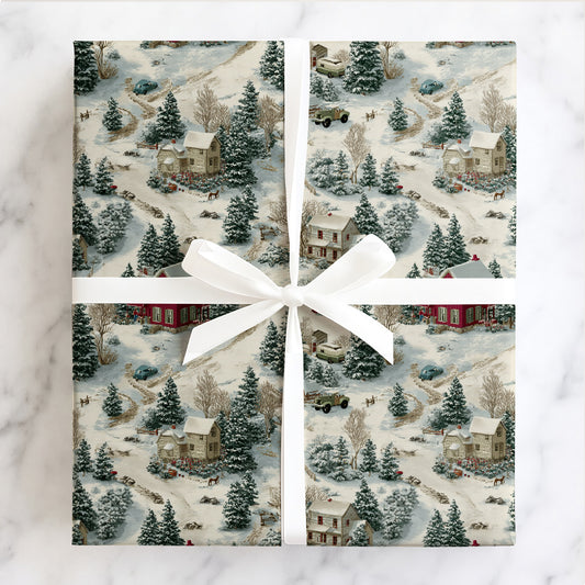 Frosty Christmas Village