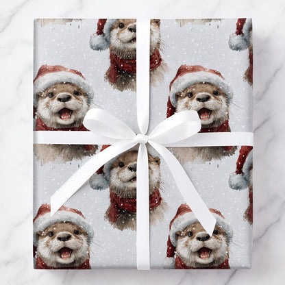 Frosty Otter Christmas