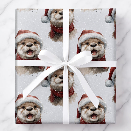 Frosty Otter Christmas