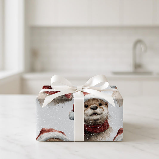 Frosty Otter Christmas