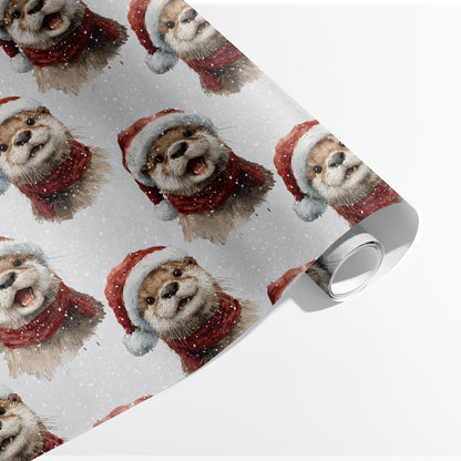 Frosty Otter Christmas