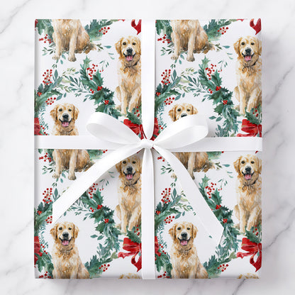 Golden Christmas Wreath