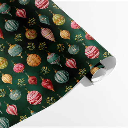 Golden Evergreen Ornaments