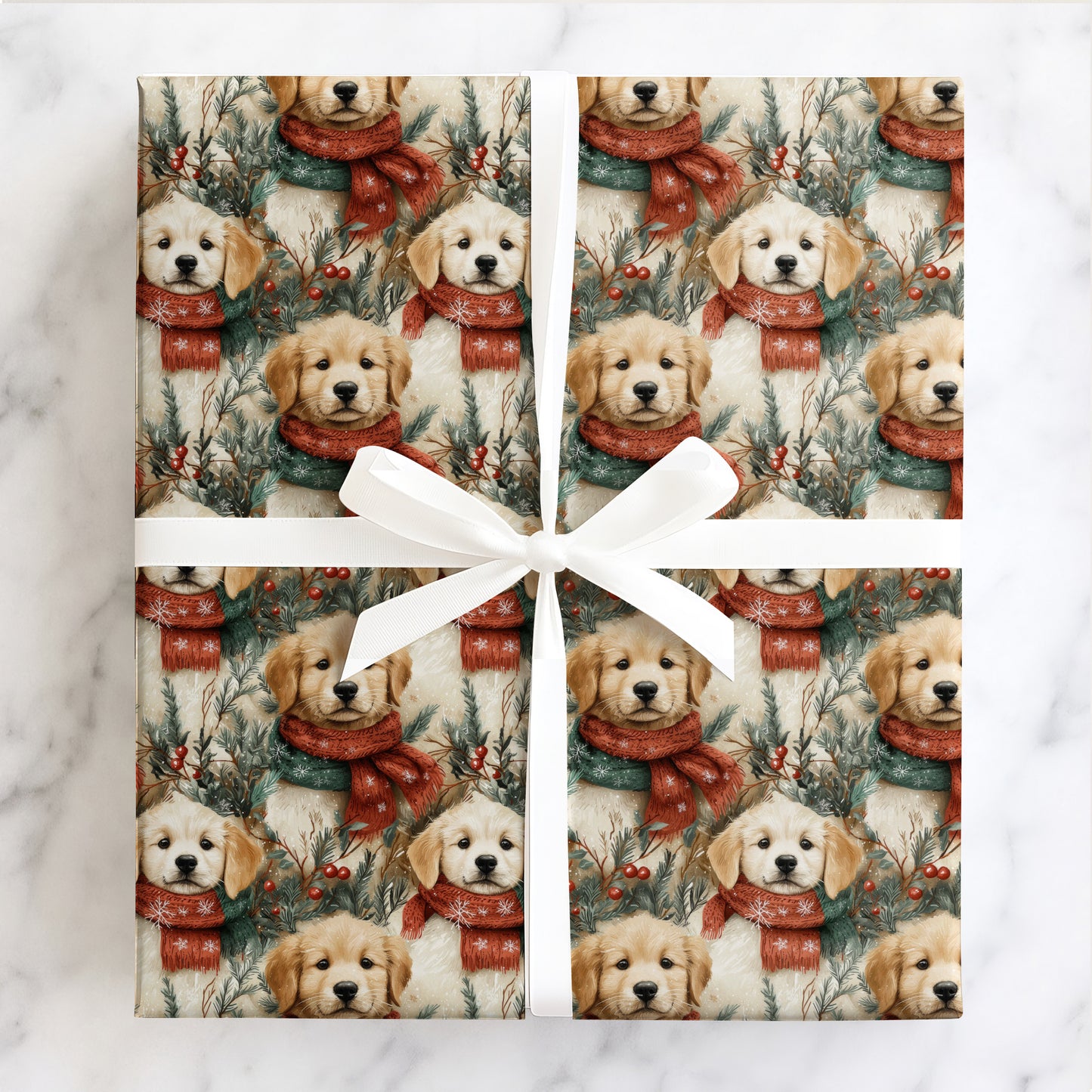Golden Paws for Christmas