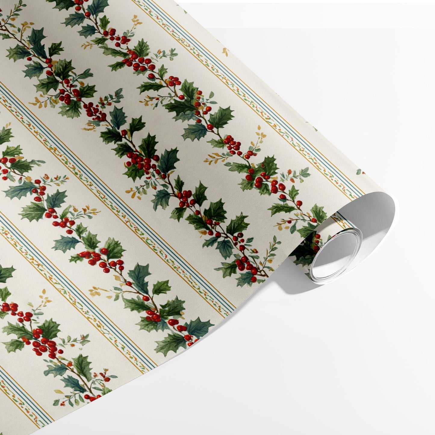 Holly Garland Stripes