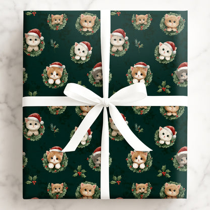 Kittens in Wreaths