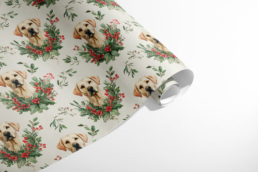 Labrador in Wreath