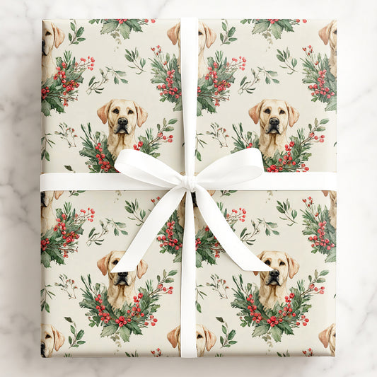 Labrador in Wreath